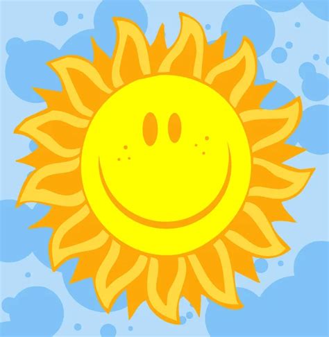 Sun Cartoon Mascot — Stock Vector © Hittoon 141927560