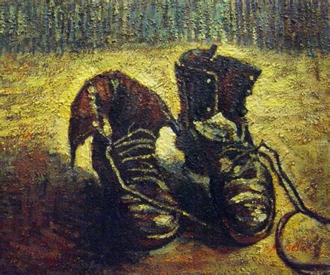 Pair Of Shoes Painting By Vincent Van Gogh Reproduction