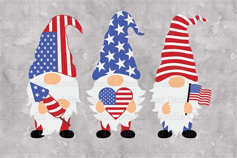 Download Patriotic Gnomes SVG Cut Files, 4th of July Svg, American ...