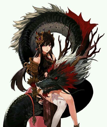 Wolf Black Dragon Girl 🌹 Wiki Anime Amino