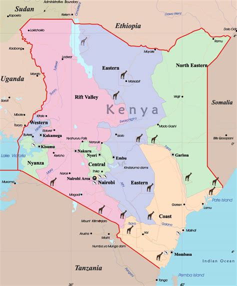 Maps Of Kenya Collection Of Maps Of Kenya Africa Mapsland Maps Porn