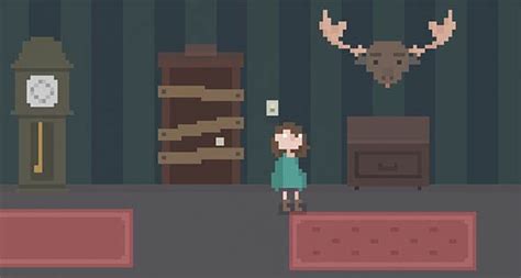 House Pixel Art Horror Game Darkhorrorgames