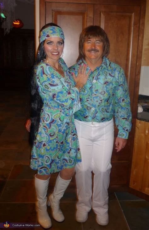 Sonny And Cher Couple Costume Couples Costumes Couple Halloween