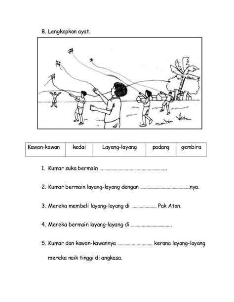 Karangan Latihan Bahasa Melayu Tahun 4 Penulisan 196