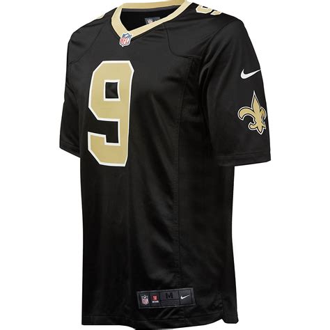 Nike Mens New Orleans Saints Drew Brees 9 Game Jersey Academy