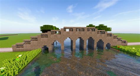 Stone Bridge Creation Minecraft Houses Minecraft Blueprints