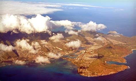 Half Off Aerial Photo Flight Over Oahu Hawaii From Above Photo