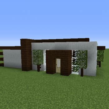 Maybe you would like to learn more about one of these? Simple Survival Modern House - Blueprints for MineCraft ...