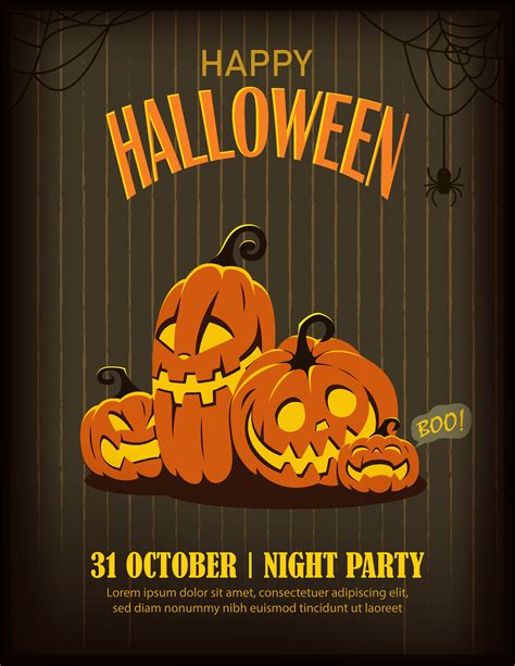 Halloween Poster Banner - Download Free Vectors, Clipart Graphics & Vector Art