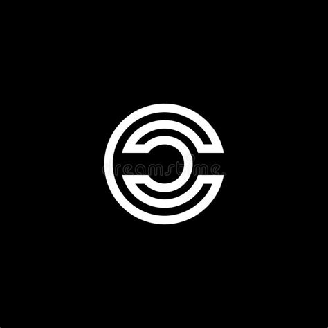 Initial Cc Letter Logo Design Vector Template Monogram And Creative