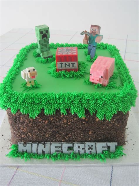 Minecraft birthday cake, Diy birthday cake, Minecraft birthday