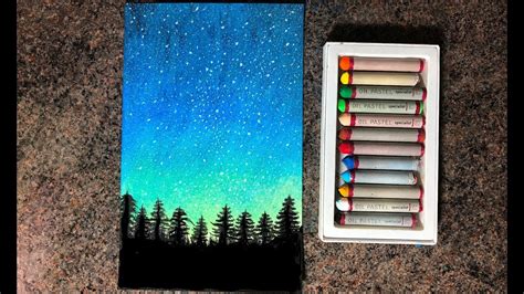 Sky Oil Pastel Drawing Ideas For Beginners