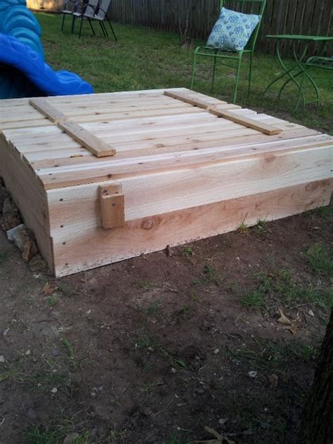 Diy Sandbox With Cover The Owner Builder Network