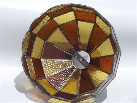 Check out our glass ceiling shade selection for the very best in unique or custom, handmade pieces from our lamp shades shops. Vintage leaded glass lamp shade, amber stained glass shade ...