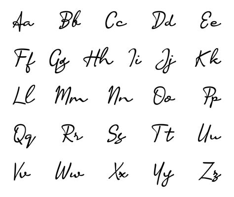Fancy Cursive Letters A Z Img Ultra