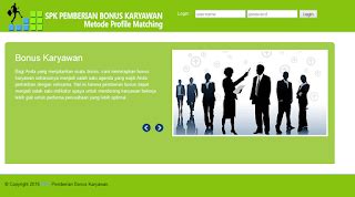 Aplikasi Spk Metode Profile Matching Berbasis Web Kumpulan Aplikasi