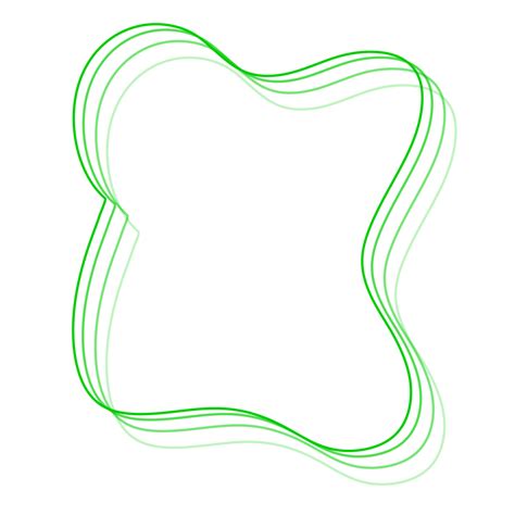 Green Abstract Line 27725882 Png