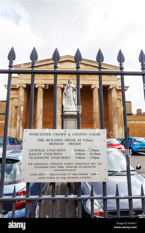 Worcester Crown And And County Court Building House Spirehall Foregate