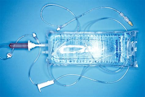 Iv Infusion Of Normal Saline 500 Ml Healthy Way Hydration Drip