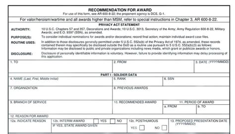 Da 638 Form To Print Instruction Chapter Msm