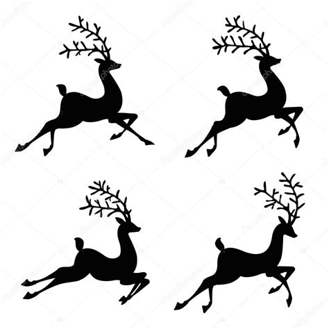 Reindeer Silhouette Svg 479 Best Quality File Best Free Download