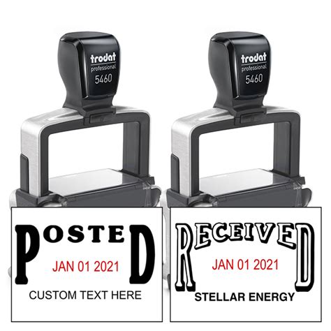 Trodat Pro Postedreceived Date Stamps Simply Stamps