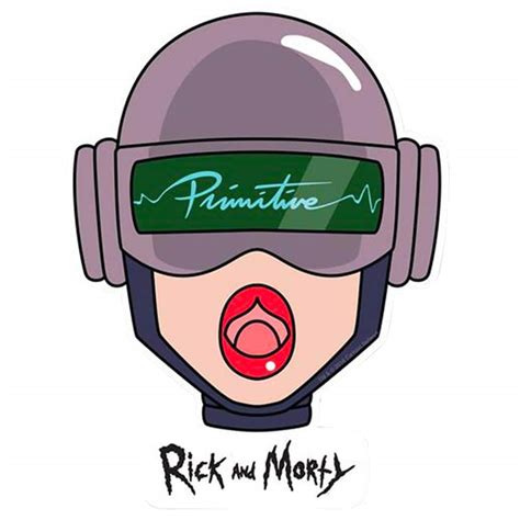 Primitive X Rick And Morty Gwendolyn Head Sticker 53 Calstreets