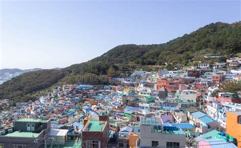 View Of Busan Gamcheon Culture Village Editorial Image Image Of Korea