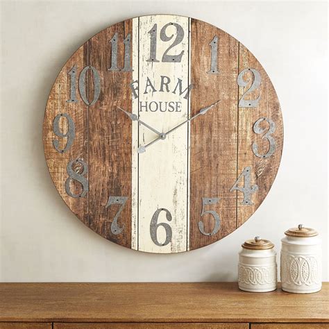 Farmhouse Wall Clock Pier 1 Imports Clock Decor Clock Wall Decor