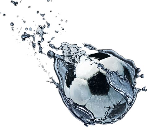 Freetoedit Football Ball Water Splash Sticker By Jhyuri