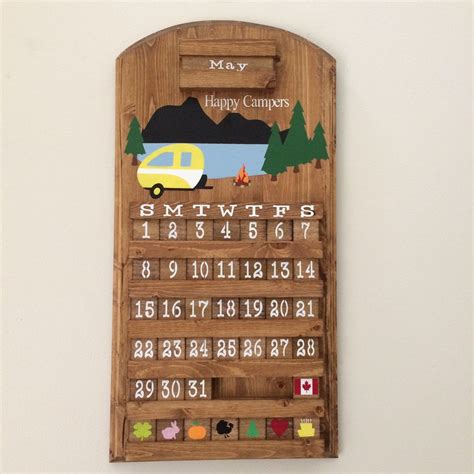 Check Out Our Latest Design Wooden Calendar Calendar Crafts