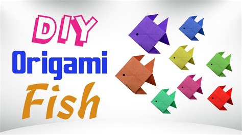 Cute And Easy Origami Fish Diy How To Make Origami Fish 3d Origami