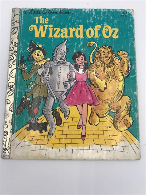 Little Golden Book The Wizard Of Oz Western Publishing Company Etsy