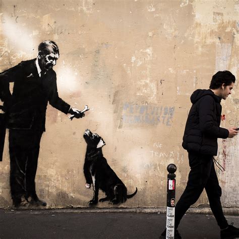 Street Art Banksy Revendique Plusieurs œuvres à Paris