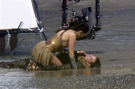 Gal Gadot On The Set Of Wonder Woman Gotceleb