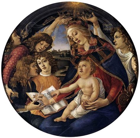 Madonna Del Magnificat Madonna Of The Magnificat Painting By Sandro