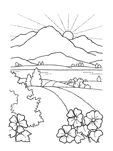 Desenho De Paisagem Para Colorir Free Coloring Pages Vrogue Co