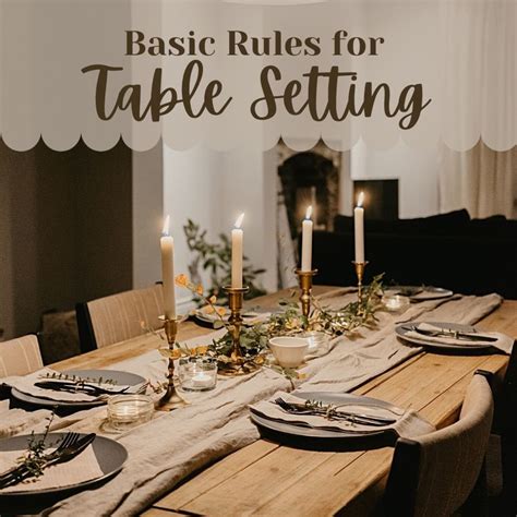 How To Set A Dining Table Dengarden