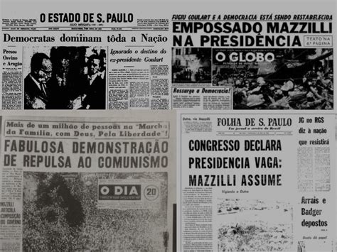 59 anos do apoio da mídia burguesa ao Golpe Militar de 1964 no Brasil
