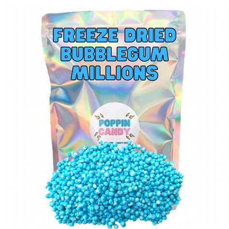 Freeze Dried Bubblegum Millions Poppin Candy