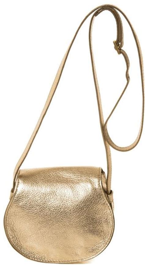 Gold Metallic Crossbody Bag Iucn Water