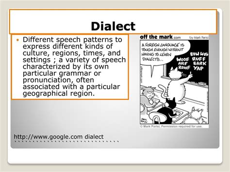 Ppt Dialect Powerpoint Presentation Free Download Id2864843
