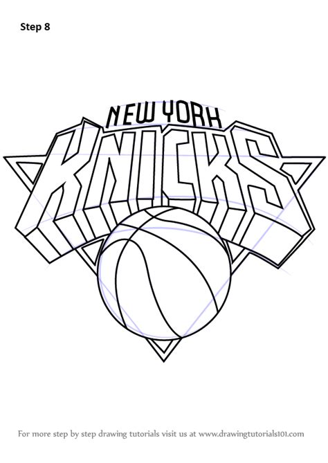Step by step how to draw los angeles lakers logo. Learn How to Draw New York Knicks Logo (NBA) Step by Step ...
