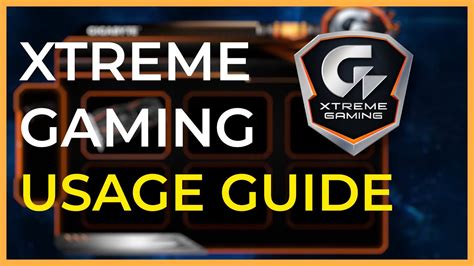 Gigabyte Xtreme Gaming Software Tutorial Youtube