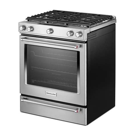 Kitchenaid 30 In Smooth Surface 5 Elements 71 Cu Ft Self Cleaning