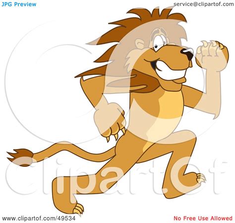Royalty Free Rf Clipart Illustration Of A Lion Character