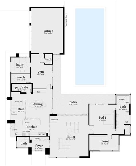 6 Bedroom Modern Home With Safe Room Safe Room House Plans How To Plan