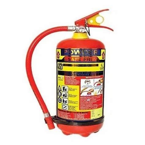 Dry Powder Type Safepro Fire Extinguisher For Industrial Use Capacity