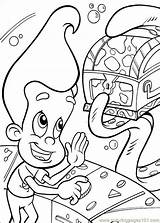 Jimmy Neutron Coloring Cartoon Genius Boy Character Adventures Cartoons Coloringpages101 Printable Info Handcraftguide русский sketch template