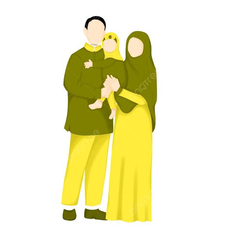 딸 하나 있는 행복한 가정 행복한 가족 이슬람 가족 작은 가족 Png 일러스트 및 Psd 이미지 무료 다운로드 Pngtree